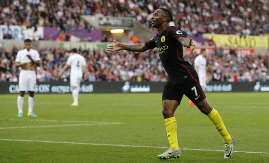 Swansea City - Manchester City - Premier League - Raheem Sterling