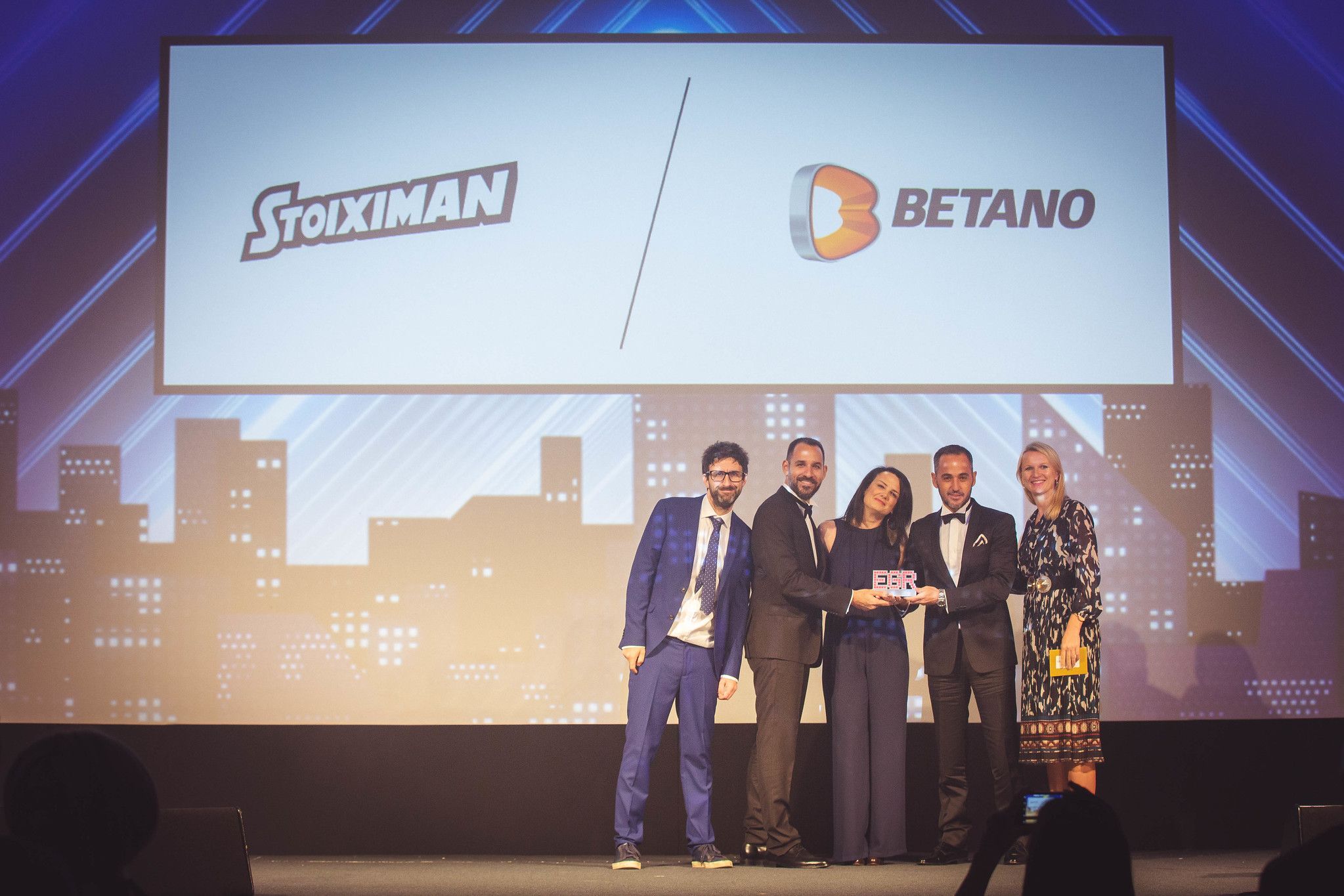 Stoiximan Betano team egr awards london 2019