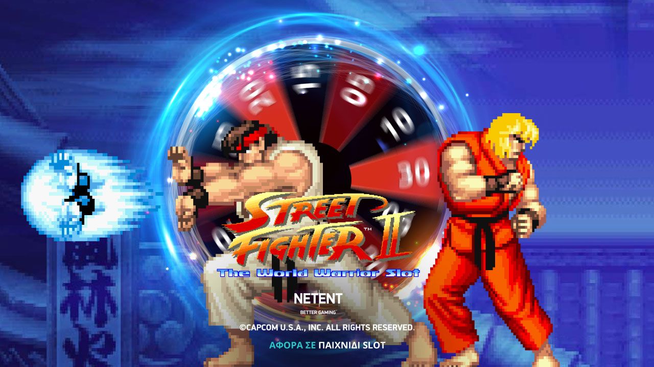 Street Fighter 2 video game slot NetEnt neo casino Novibet