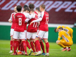 Δανία Μολδαβία 8-0 προκριματικά Παγκοσμίου Κυπέλλου Κατάρ 2022